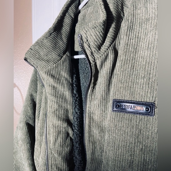 Corduroy Bomber Jacket - Forest - M - Picture 5 of 5
